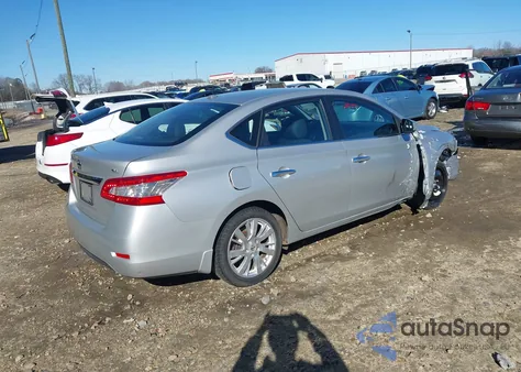 2015 Nissan Sentra Sl z USA, uszkodzony, nr VIN 3N1AB7AP0FY318706